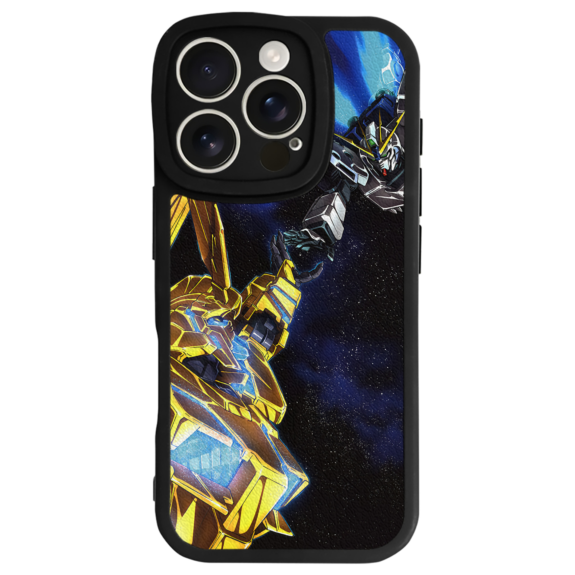 （画像用） 機動戦士ガンダム Mobile Suit Gundam 【iPhone 16シリーズ対応】シリコンスマホケース（レザー調） 材質：シリコン